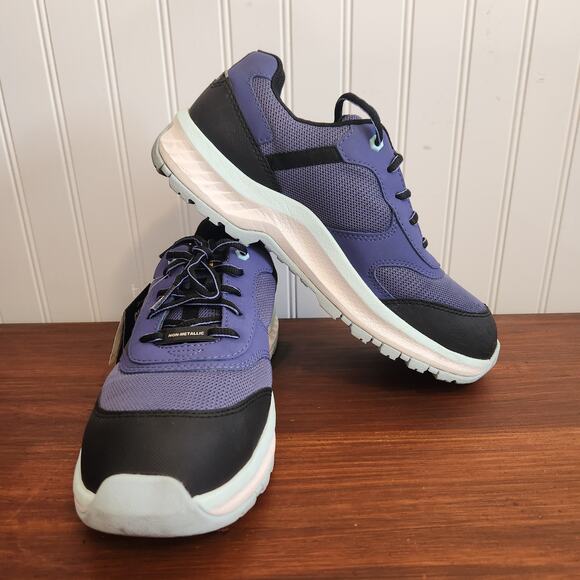 Caterpillar Women's Size 10 Quake Blue Work & Safety Shoes‎ Pre owned Good - Picture 9 of 12